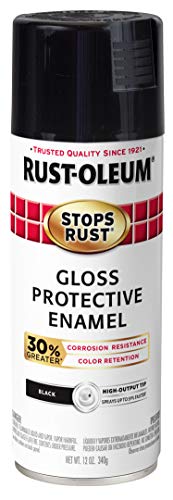 Rust-Oleum Stops Rust Advanced Gloss Black Spray Paint 12oz