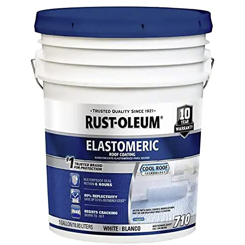 Rust-Oleum Roof Coating, 5 Gallon (Pack of 1), White