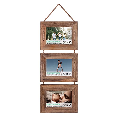 Rustic Barnwood Picture Frame for Wall Decor