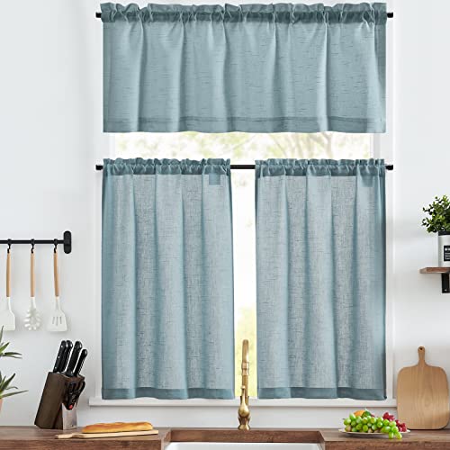 Rustic Country Kitchen Curtains and Valances Set