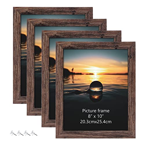 Rustic Distressed Brown Wood Picture Frames