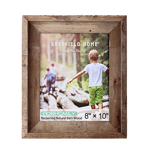 Rustic Distressed Wood Photo Frame