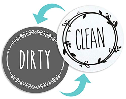 Rustic Farmhouse Dishwasher Magnet Clean Dirty Sign