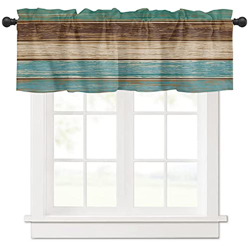 Teal Turquoise Valance for Windows