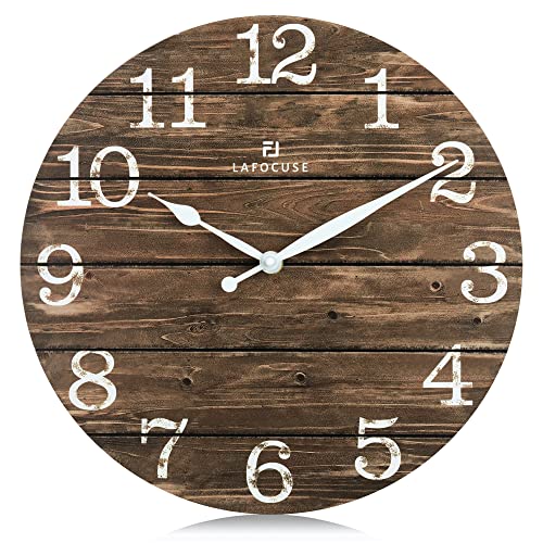 Rustic Farmhouse Wooden Wall Clock