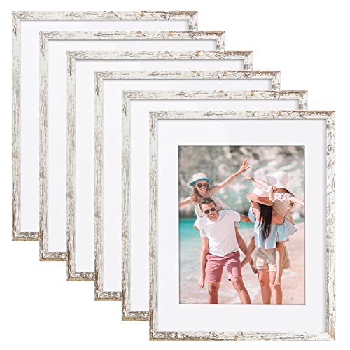 Rustic Picture Frames Set of 6