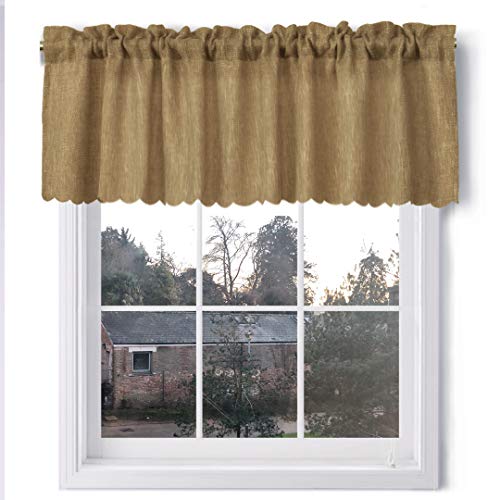 Rustic Tan Kitchen Curtains