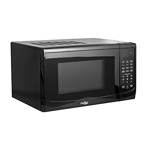 RV Black Microwave Oven With Turn Table