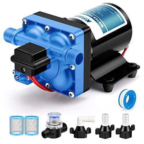 Kohree RV Water Pump 3.5GPM 55PSI 12V