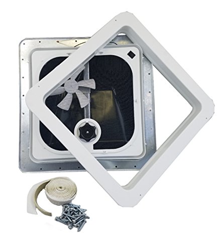 RV Roof Vent with 12 Volt Fan
