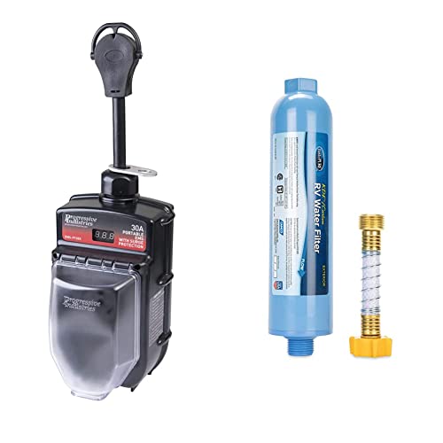 RV Surge Protector with Electrical Management System & Water Filter