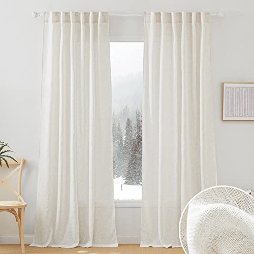 RYB HOME Semi Sheer Curtains
