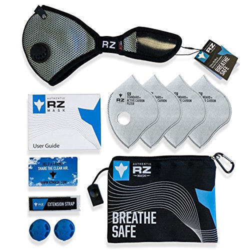RZ Mask M2 Bundle Pack, Large, Titanium for DIY