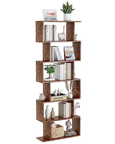 S Shaped Bookshelf for Home Office
