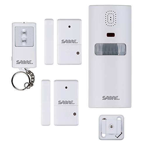 Wireless SABRE Home Security System with Remote and 125dB Alarm