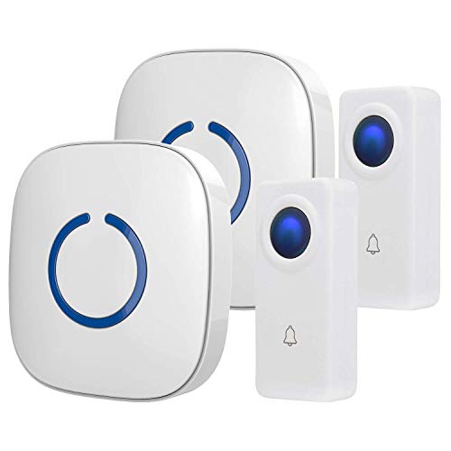 SadoTech Wireless Doorbell - Waterproof, 1000-ft Range, 52 Door Bell Chimes