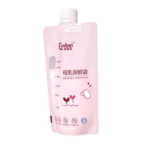SAFIGLE Breast Milk Storage Bags - 15pcs - Sensing Temperature - Pink
