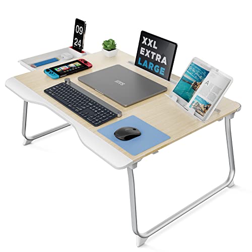 SAIJI XL Bed Desk for Laptop