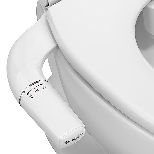 SAMODRA Ultra-Slim Bidet Attachment for Toilet - Dual Nozzle