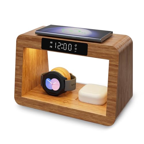 Samsung Wireless Charging Station with Clock