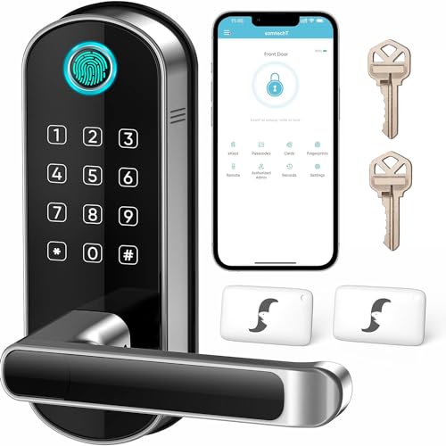 samtechT Smart Lock: Keyless Entry Door Lock with Fingerprint Access
