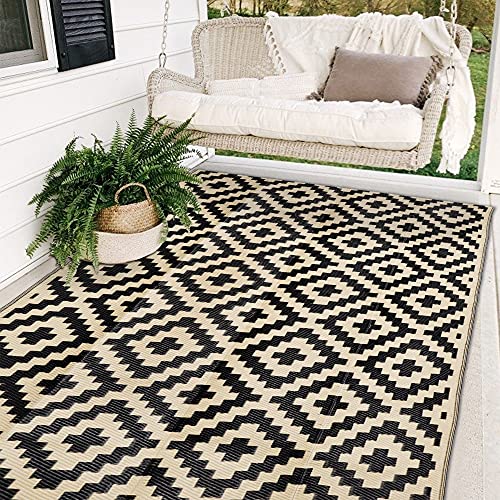 SAND MINE Reversible Mats: Outdoor Rug for Patio, RV, Beach