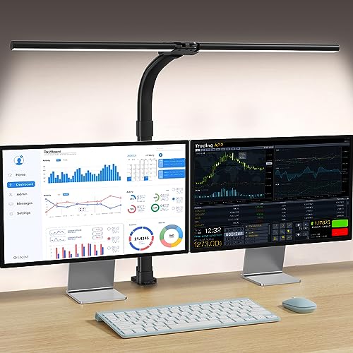 sandiea LED Desk Lamp - Versatile Double Head Lamp for Home Office