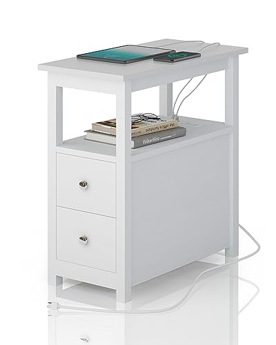 Sandinrayli End Table with Charging Station