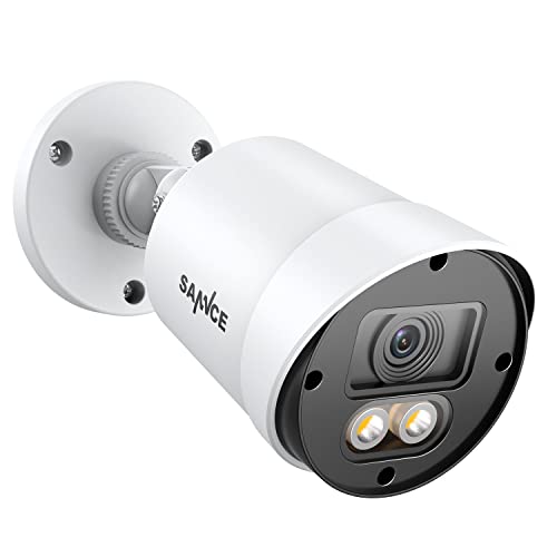 SANNCE Full Color Night Vision 1080P TVI Bullet Wired Security Camera