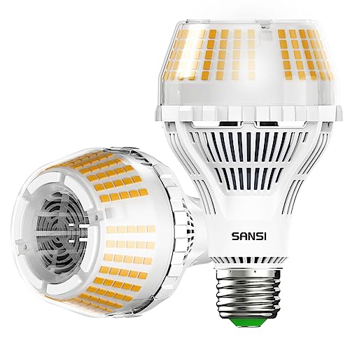Dimmable LED Bulb 250W Equivalent, Soft Warm White 4000 Lumens, 22-Year Lifetime
