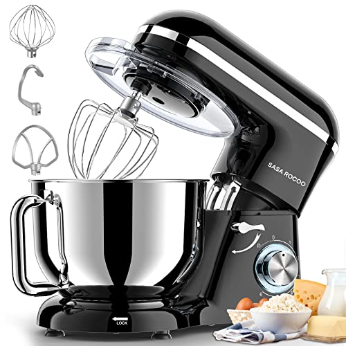 660W Tilt-Head Electric Kitchen Mixer with 7.5 Qt Stainless Steel Bowl