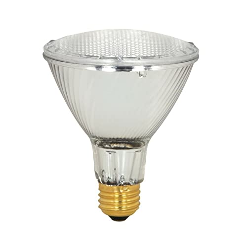 Satco S2243 - 60 Watt Halogen PAR30 Clear Bulbs (6 Pack)