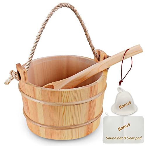 Sauna Bucket with Ladle