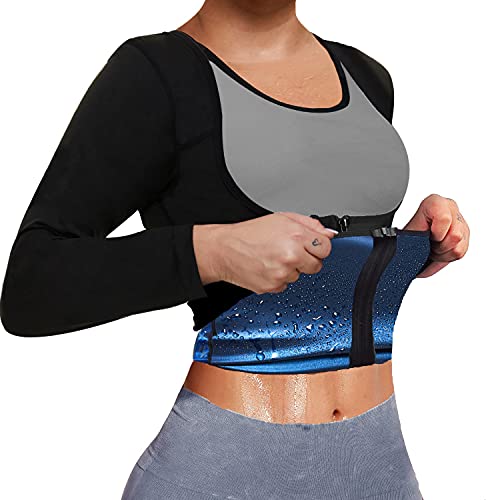 Women's Sweat Body Shaper Jacket Hot Waist Trainer