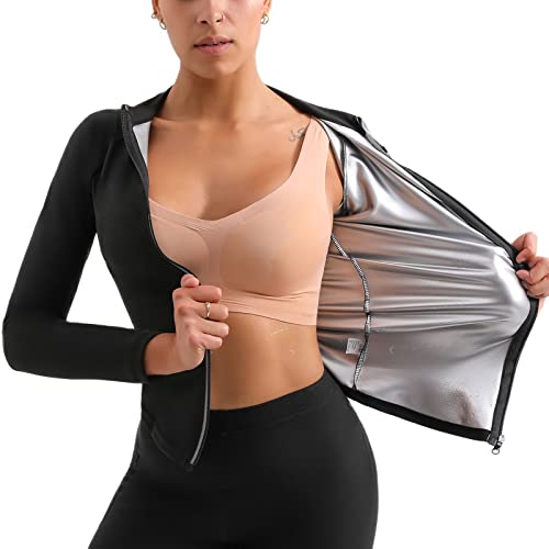 BODYSUNER Sauna Sweat Vest Workout Tank Top Waist Trainer for Men  Compression Workout Enhancing Vest Blue L/XL