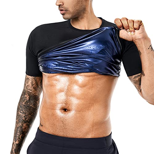 Sauna Sweat Suits Shirt Waist Trainer for Men