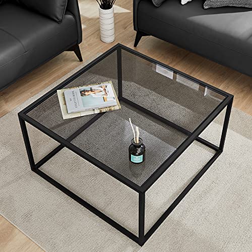 SAYGOER Glass Coffee Table - Sleek and Minimalist Design