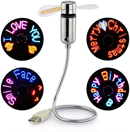 SAYTAY USB Fan with LED Display - A Fun and Programmable Gadget