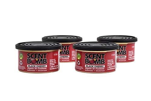 Scent Bomb Organic Air Freshener - Black Cherry - 1.5oz, Pack of 4