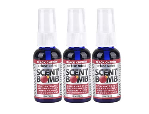 Scent Bomb Super Strong 100% Concentrated Air Freshener - 3 Pack (Black Cherry)