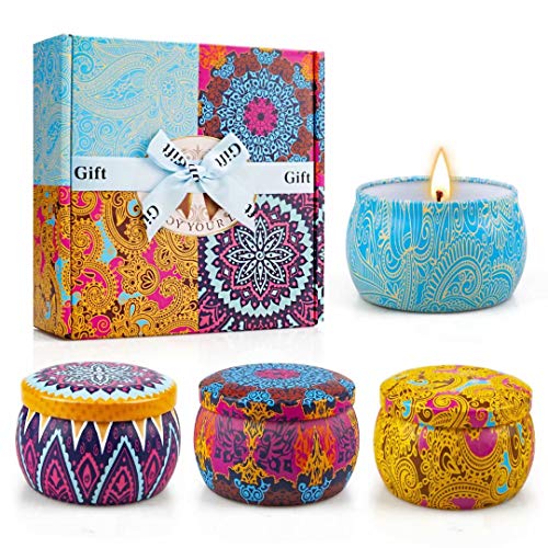 YINUO LIGHT Lavender Aromatherapy Candle Gift Set