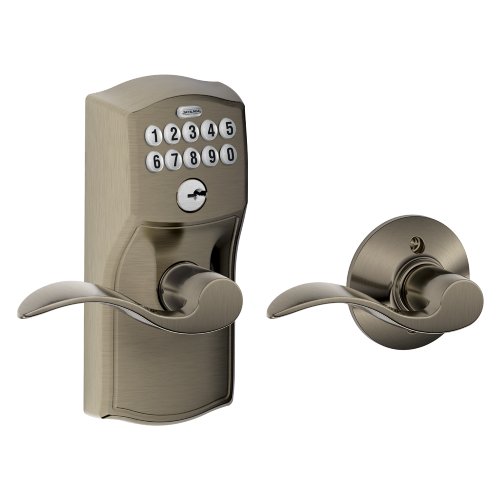 SCHLAGE Camelot Keypad Entry with Auto-Lock and Accent Levers