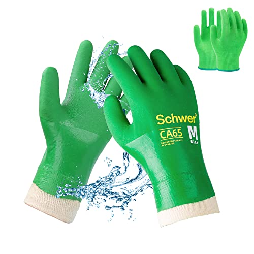 Schwer 11 PVC Chemical Resistant Gloves with Bamboo Fiber Lining