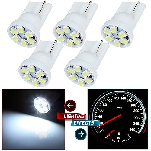 SCITOO 5x Super Bright White Festoon LED Bulbs for Interior Dome and Trunk Light