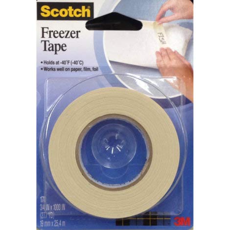 Scotch Freezer Tape, 3/4 x 1000 Inch (178) 4 Pack