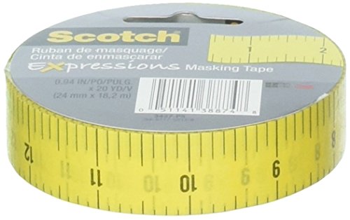 Scotch Masking Tape Measure