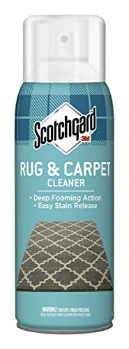 Scotchgard Rug & Carpet Cleaner, Fabric Cleaner Blocks Stains, Cleaning Sprays Make Cleanup Easier, 14 oz