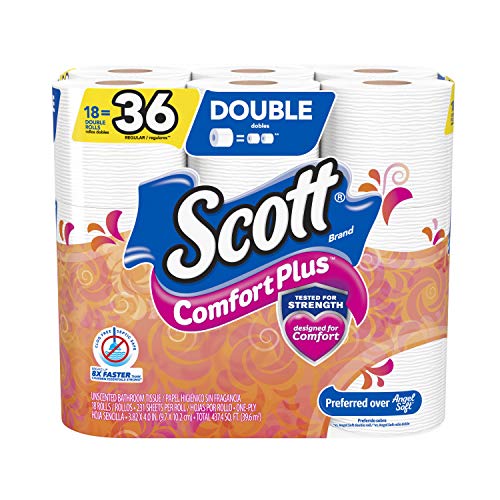 Scott Comfortplus Toilet Paper, Double Roll