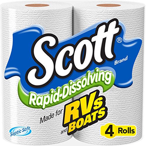 Scott Rapid-Dissolving Toilet Paper - Convenient and Fast-Dissolving