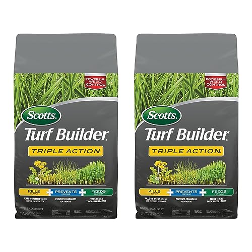 Scotts Turf Builder Triple Action Weed Destroyer & Fertilizer (2 Pack)
